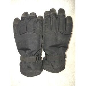 Mens 3M‎ Thinsulate Insulation 40 Gram Fleeced Lined Gloves Black Size L/XL